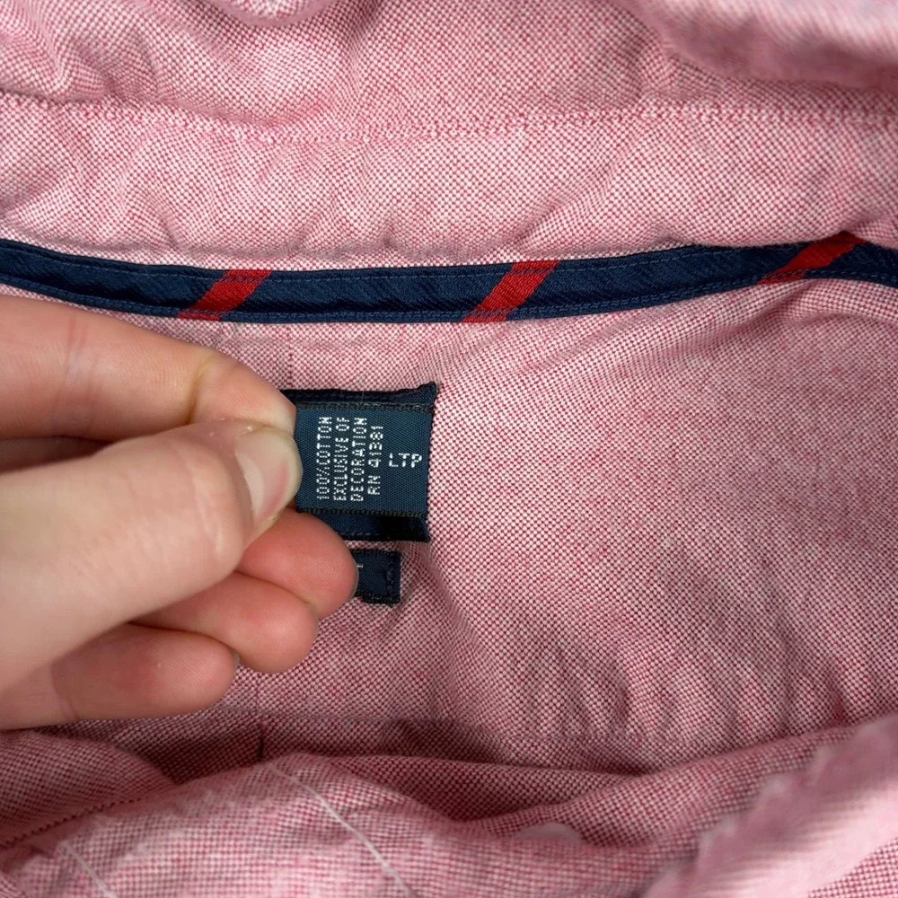 Ralph Lauren Button Down Mens 4XB Pink Classic Fit Long Sleeve Oxford Flesh Pony